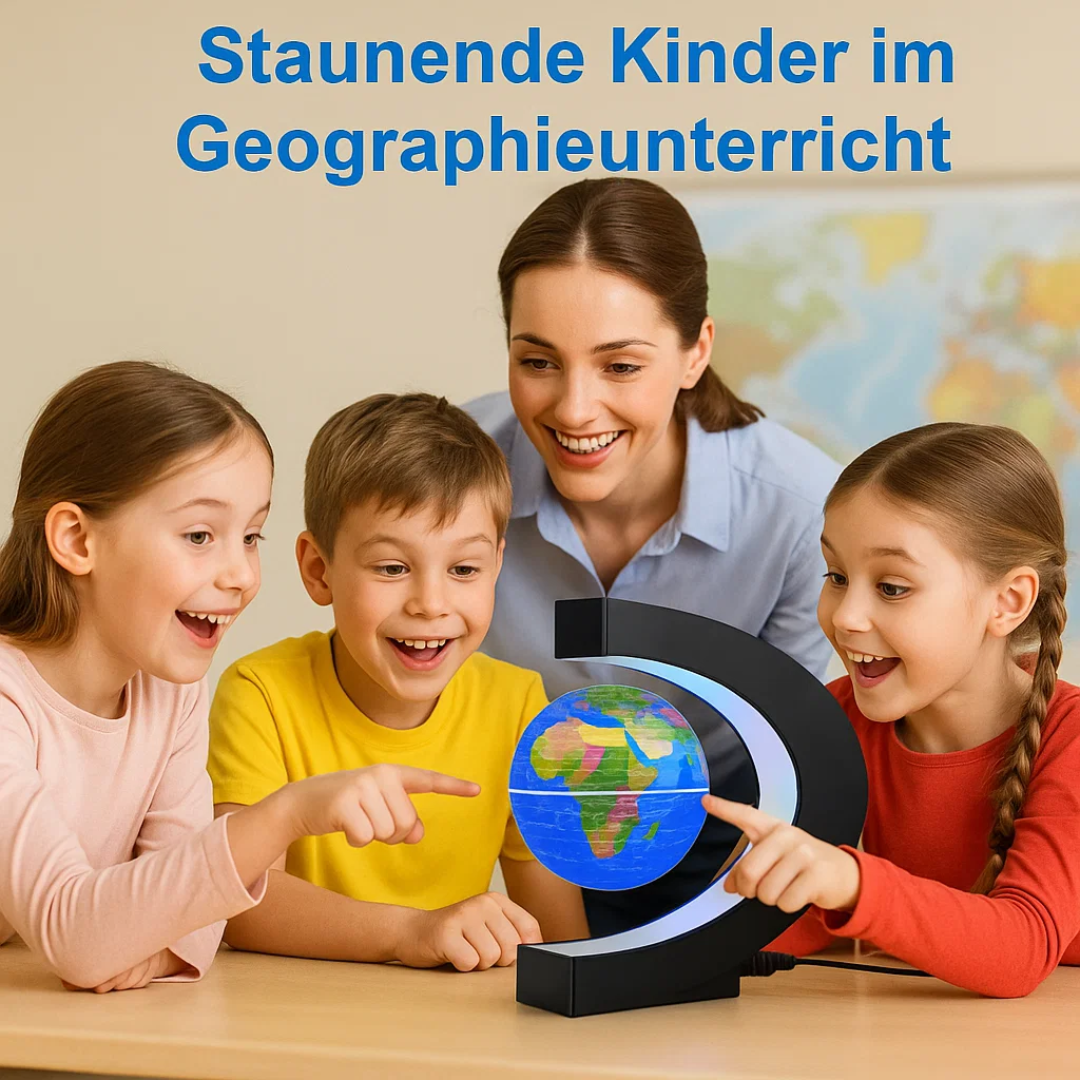AstroGlobe LED World Globe – Floating Globe Lamp with Magnetic Suspension