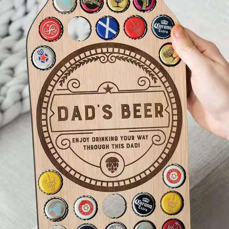 Beer bottle cap holder