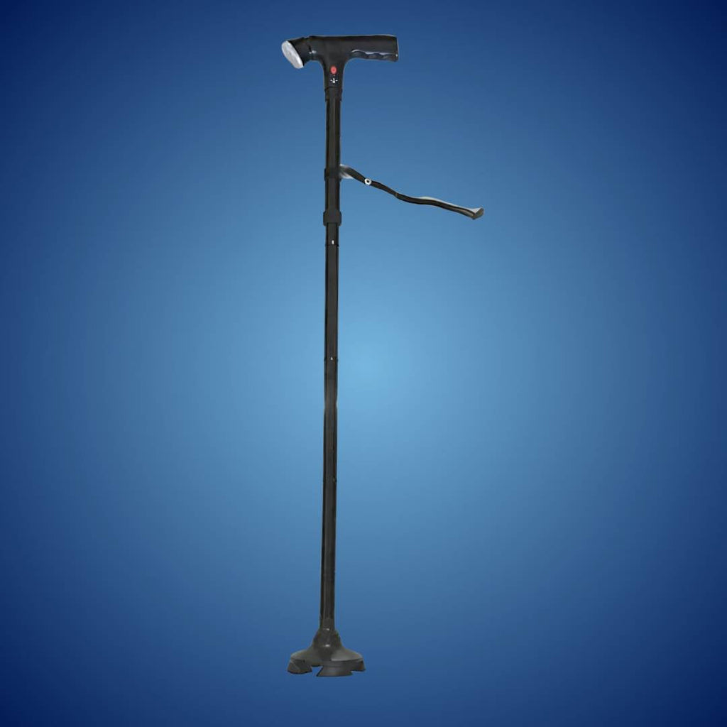 MobilityMate Folding Cane Collapsible Walking Stick | Telescopic Walking Stick - Lightweight Cane - for Seniors and Travellers