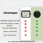 Smart TAG BikeTracker | Ultra-Precise, Subscription-Free & Water-Resistant for Bicycles, Cars & Motorcycles