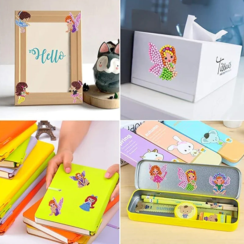 DIY Kids Freestick Cartoon Diamond Painting
