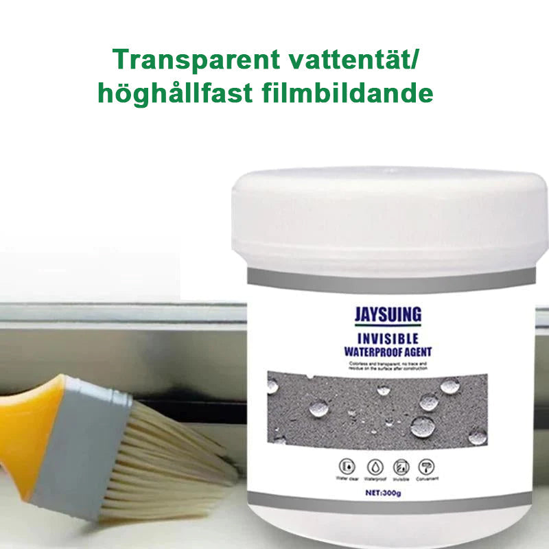Transparent waterproof coating