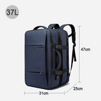 Waterproof Expandable Travel Backpack – Large Capacity & Anti-Theft Protection