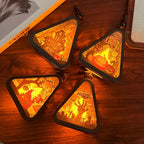 Halloween Decor Triangle Table Lamp