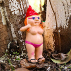 Cheeky Garden Gnome Funny Statue