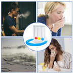 Lung function breathing trainer