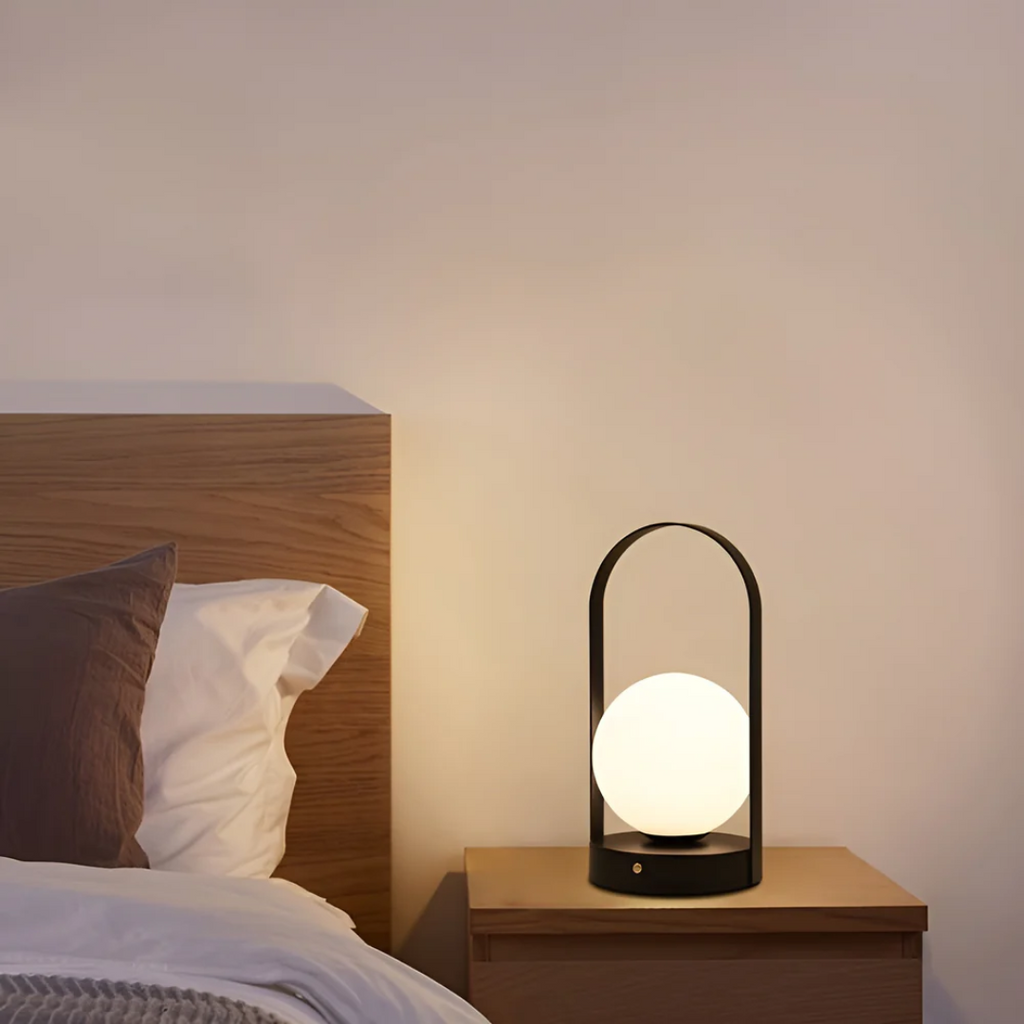 Modern Table Lamp with Charging Option