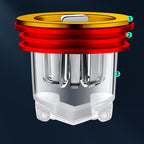 Magnetic odor-neutralizing floor drain core