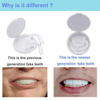 Simulation whitening dentures