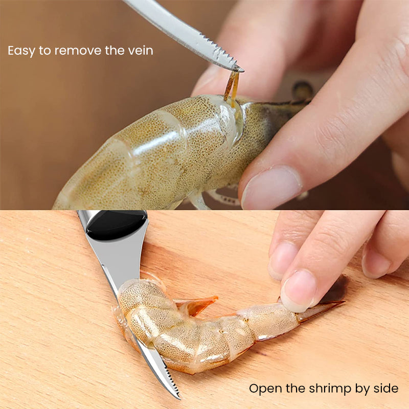 Stainless Steel Shrimp Peeler Tool