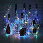 LED Wine Bottle Lamps Cork Night Light DIY Decoration Lift - 5/10 PCS