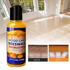 Nutrient-rich beeswax for wood care and maintenance