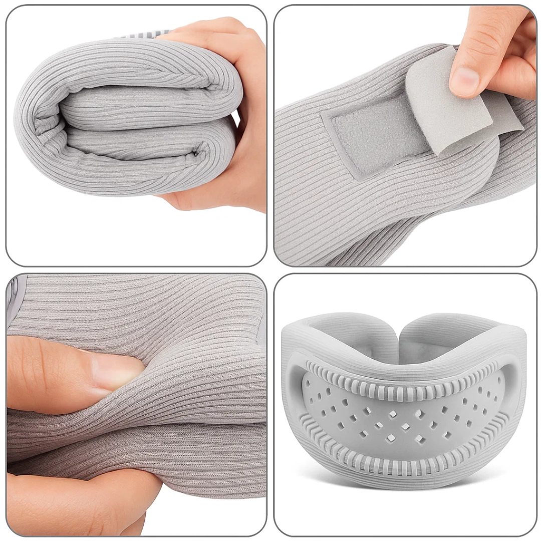 Lightweight Neck Support Brace – Foam Cushioning Breathable Design – Pain Relief for Office & Sleep