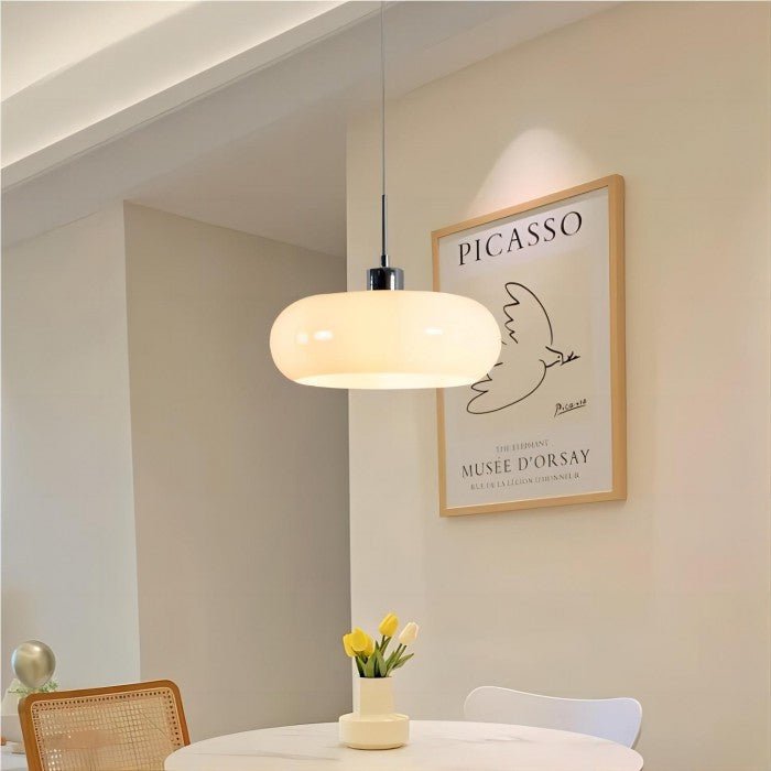 Bauhaus Style Glass Pendant Light Nordic Retro