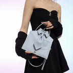 Women's Plain Color Shirt Design Crossbody Bag