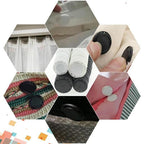 High-quality invisible plastic magnetic closure, 5 pieces