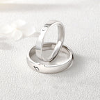 Love at first kiss couple rings