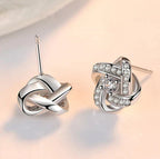 Charming Liebdesknoop Necklace and Earrings Set | The ideal gift!