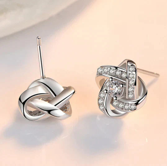 Charming Liebdesknoop Necklace and Earrings Set | The ideal gift!