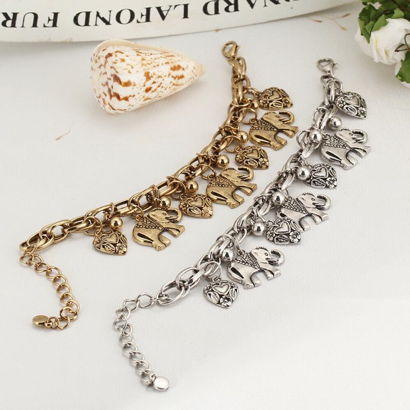 Handmade Vintage Elephant Anklet