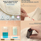 Moisturizing facial towel made of coral velvet