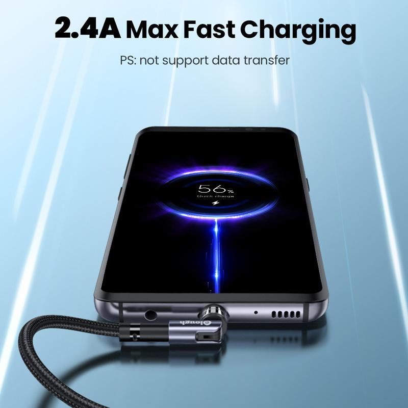 540° rotatable magnetic charging cable