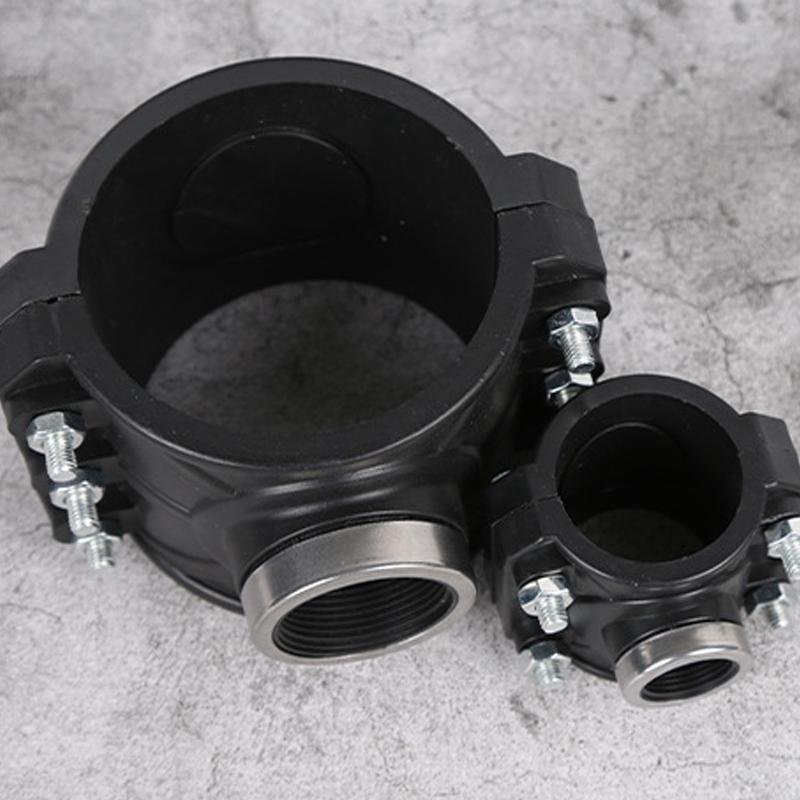 Clamp saddle drain valve