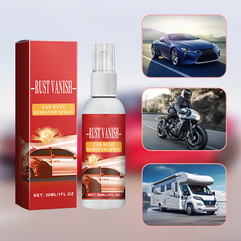 Multifunctional efficient long-lasting car rust remover spray