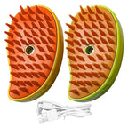 Steam Brush for Pet Grooming and Fur Care