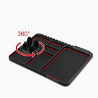 Non-slip mat with phone holder