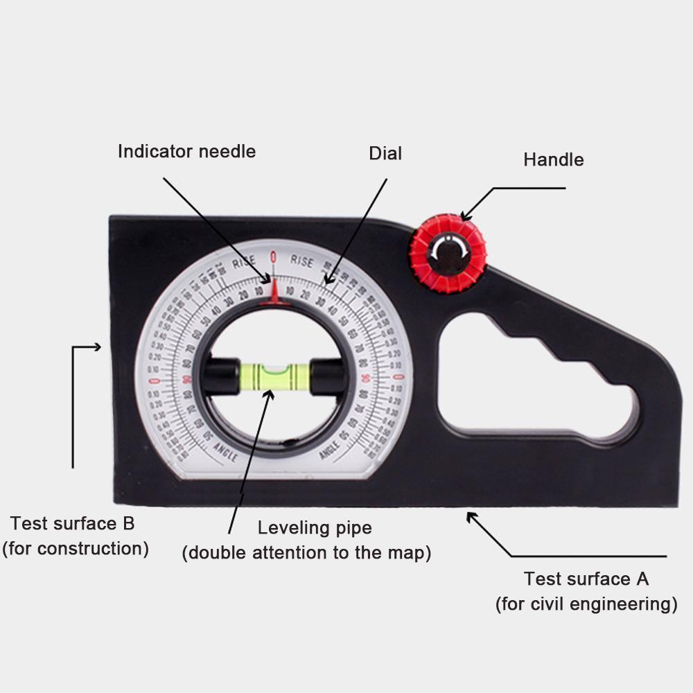 Inclination Horizontal Vertical Angle Bevel Angle Meter Inclination Meter