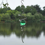 Spiral Crystal Ball Pendant