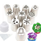 Christmas Baking Piping Nozzle Set