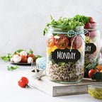 Reusable chalk labeling set