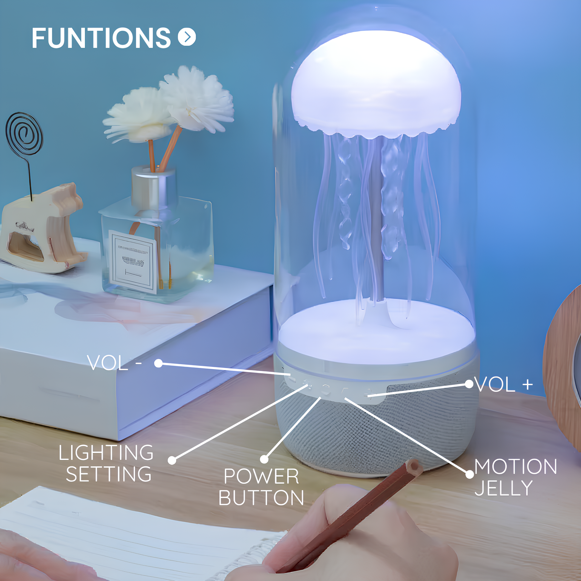 Bluetooth Jellyfish Speaker