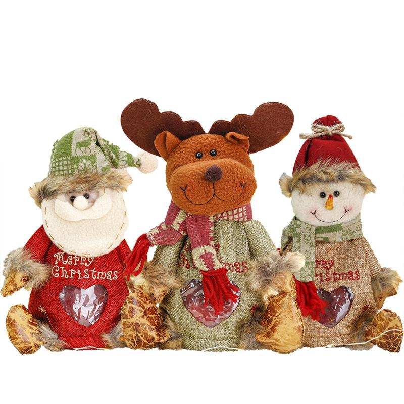 Christmas decorative gift bag / Christmas Eve apple bag🎄