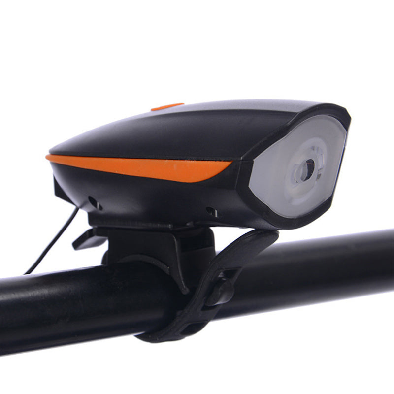 USB-rechargeable mountain bike headlight