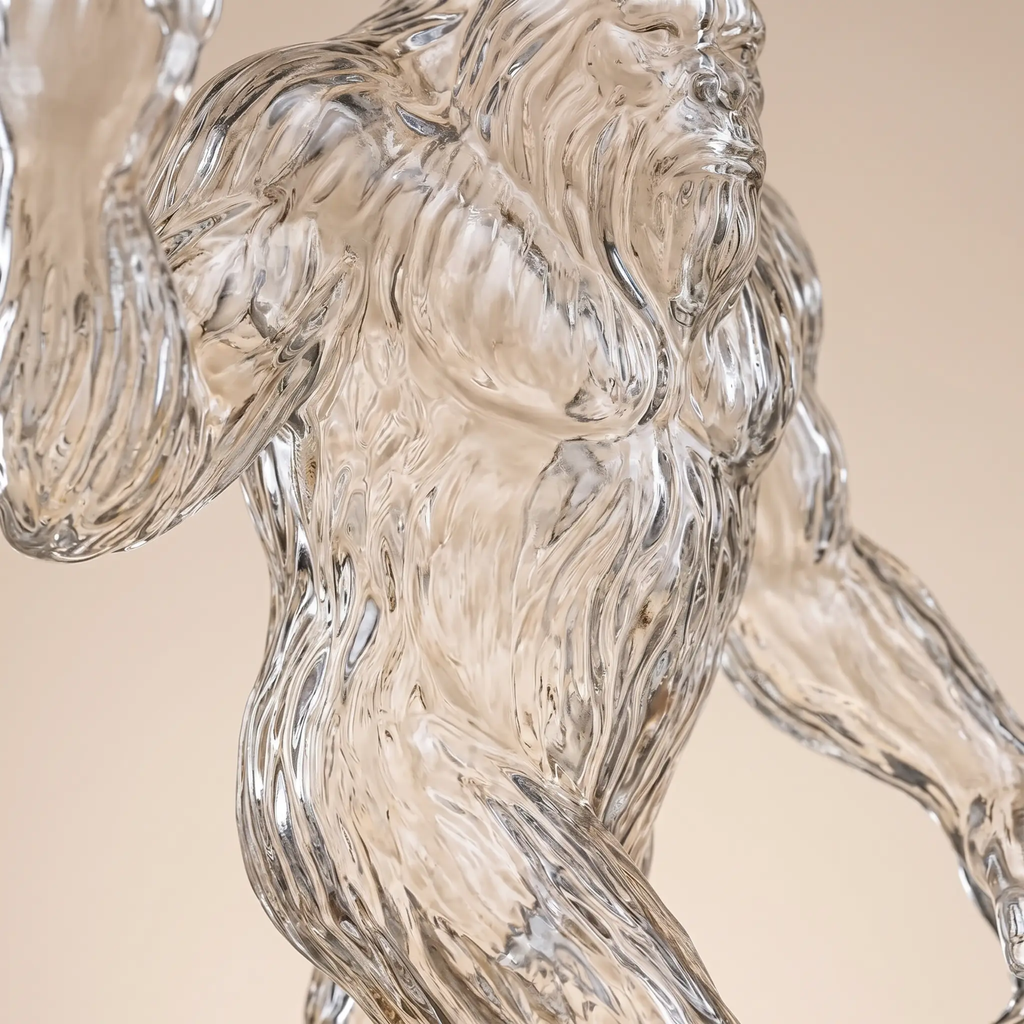 Whiskey Decanter Funny Bigfoot Glass Bottle