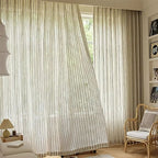 Soft Flow Vertical Stripe Curtain