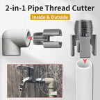 Integrated Internal & External Pipe Threading Tool