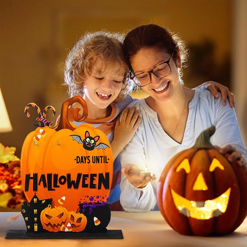 Wood Halloween Advent Calendar