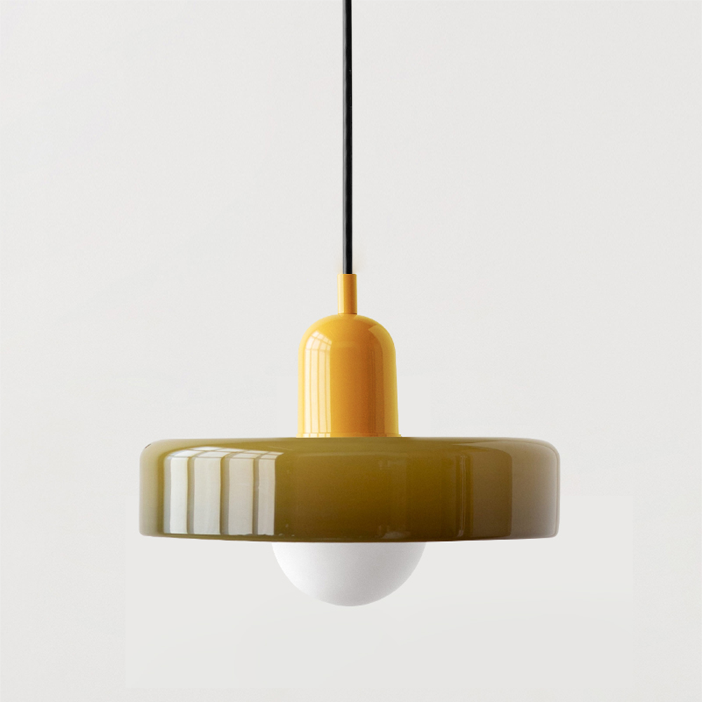 Colored Glass Pendant Lamp - BauLume