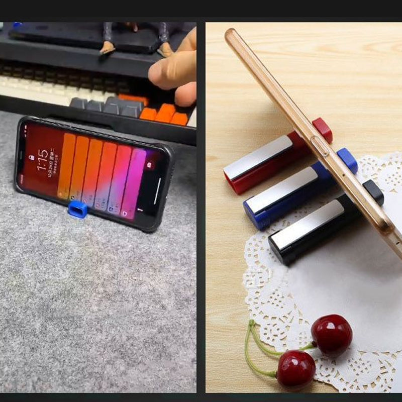 Pencil-shaped phone holder with screwdriver sets
