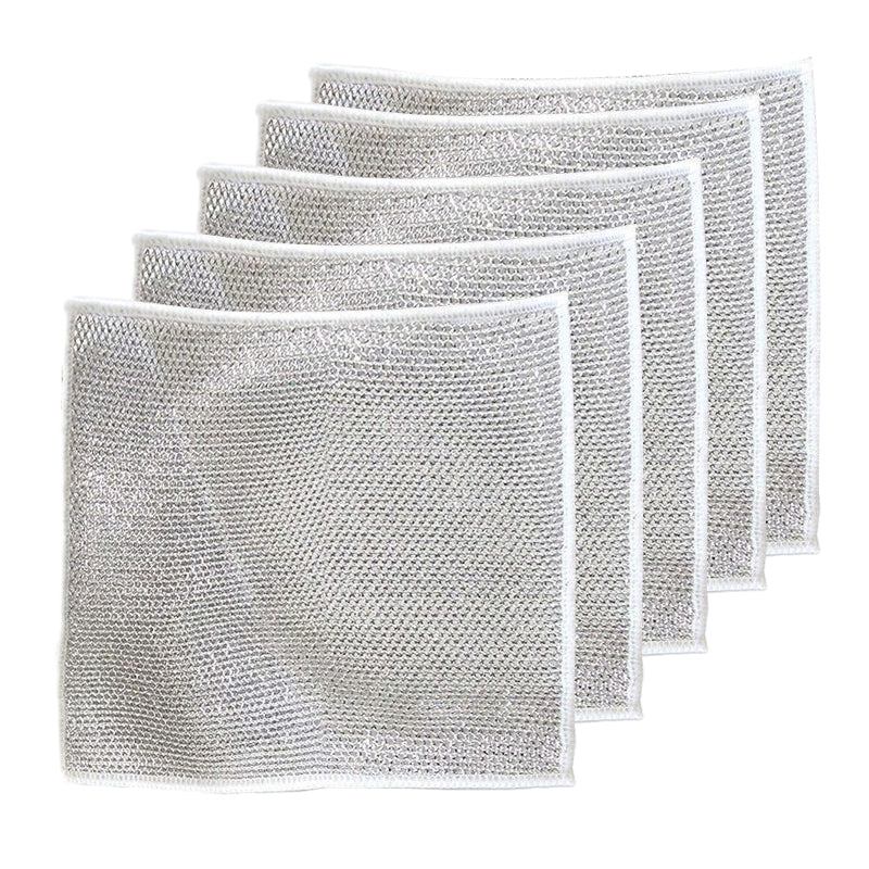 Multifunctional scratch-free wire dishcloth