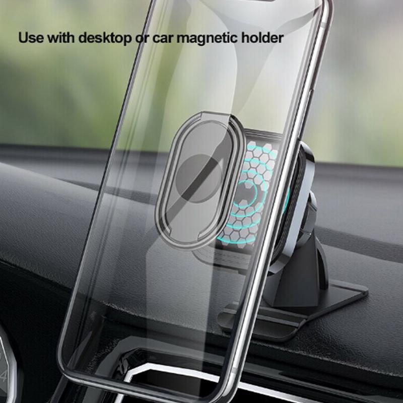 Metallic foldable phone holder