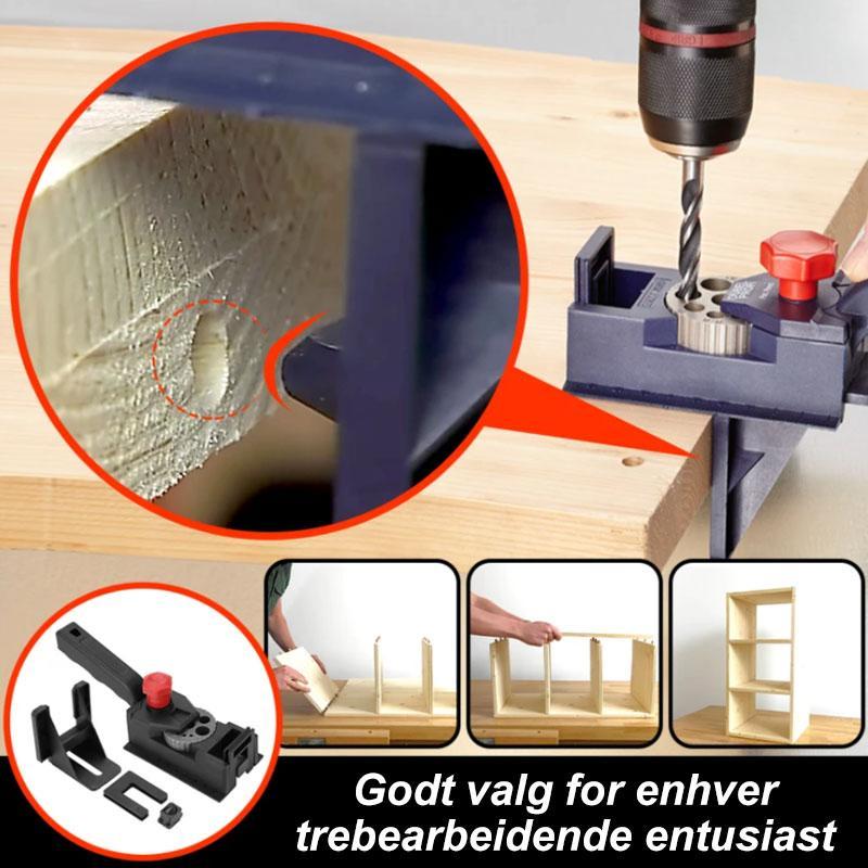 Universal adjustable drill hole gauge
