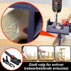 Universal adjustable drill hole gauge