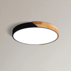 Scandinavian Wooden LED Ceiling Lamp with Easy Installation