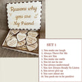 "Reasons why you are my friend" Friendship gift