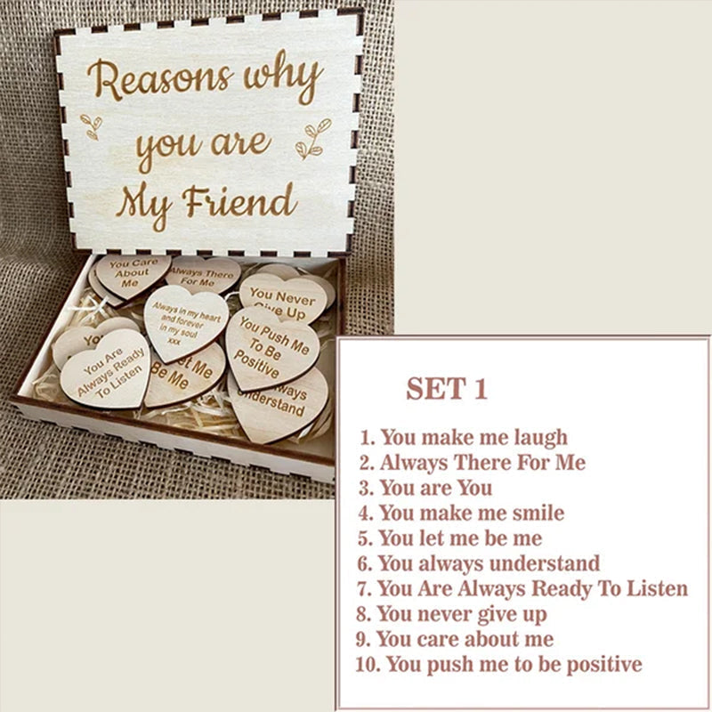 "Reasons why you are my friend" Friendship gift